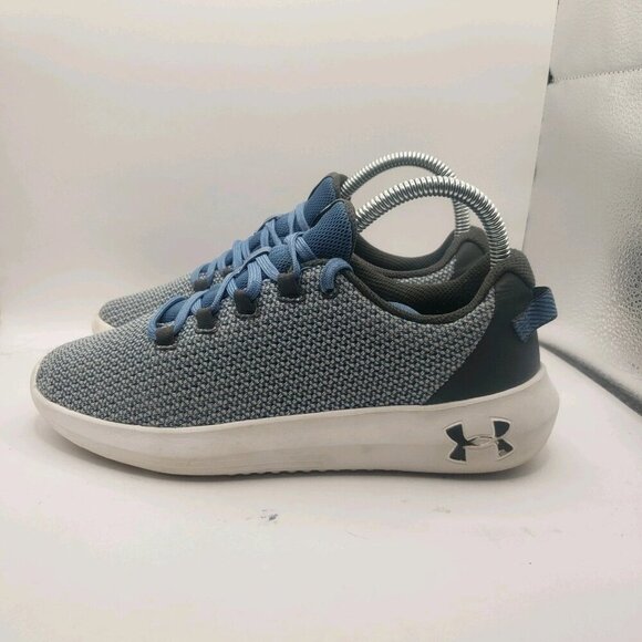 Under Armour Womens Ripple 3021187-404 Gray Blue Running Shoes Sneakers Size 7.5 - Picture 3 of 7